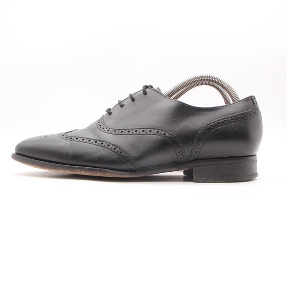 Jack Erwin Black Leather Wingtip Men\'s Size 8.5 Dress Oxfords Dress Shoes main image 14